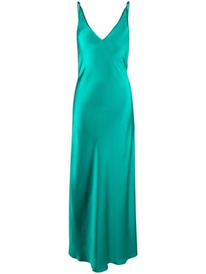 There Was One satin slip dress - Green