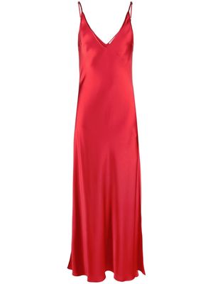 There Was One satin slip dress - Red