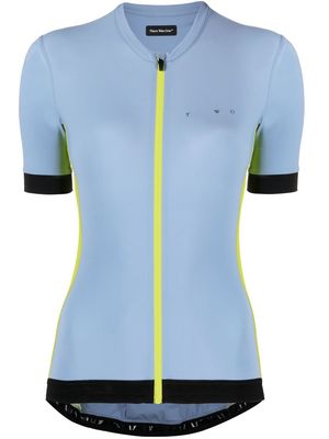 There Was One short-sleeved cycling top - Blue