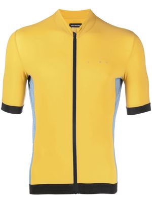 There Was One short-sleeved zip-up cycling top - Yellow