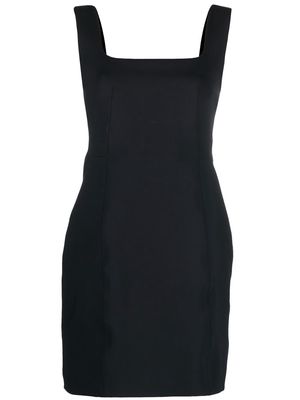 There Was One square-neck sleeveless mini dress - Black