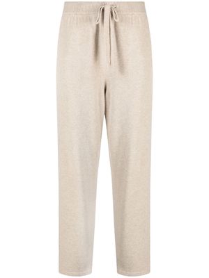 There Was One straight-leg drawstring knitted trousers - Neutrals