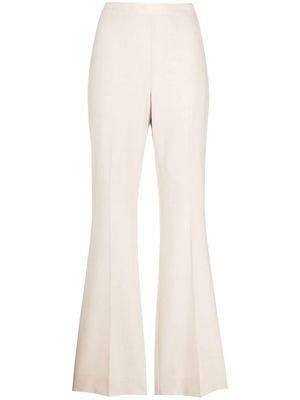 There Was One stretch flared trousers - Neutrals