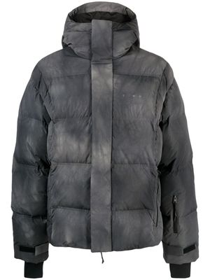 There Was One tie-dye puffer jacket - Black