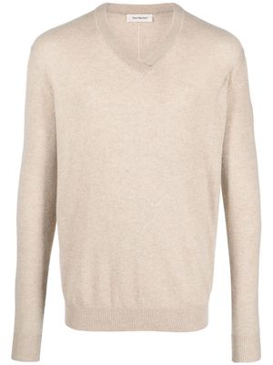 There Was One V-neck cashmere jumper - Neutrals
