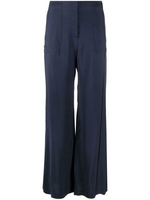 There Was One wide-leg cargo trousers - Blue