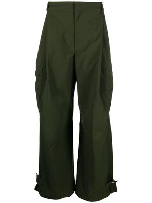 There Was One wide-leg cargo trousers - Green
