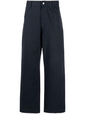There Was One wide-leg gabardine trousers - Blue