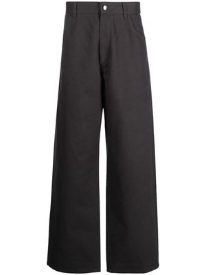 There Was One wide-leg gabardine trousers - Grey