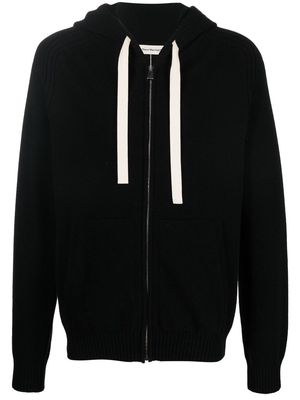 There Was One zip-up knit hoodie - Black