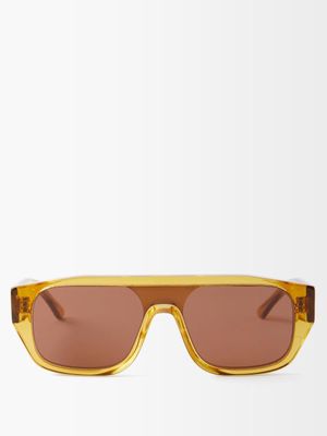 Thierry Lasry - Klassy D-frame Acetate Sunglasses - Mens - Light Orange