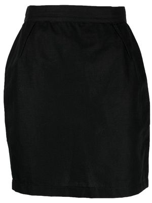 Thierry Mugler Pre-Owned short pencil skirt - Black