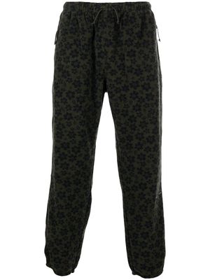 This Is Never That animal-print fleece trousers - Green