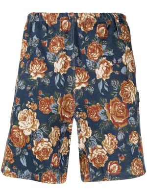 This Is Never That floral-print track shorts - Multicolour