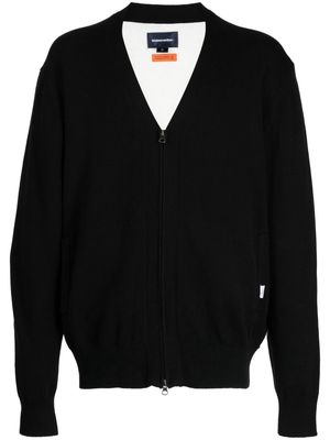 This Is Never That graphic-print cotton cardigan - Black