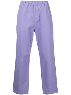 This Is Never That Painter straight-leg trousers - Purple