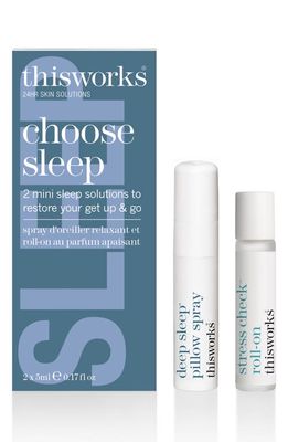 thisworks Choose Sleep Pillow Spray & Aromatherapeutic Rollerball Set