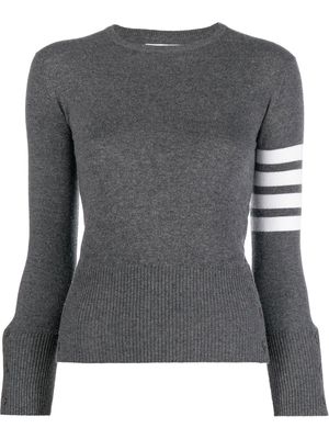 Thom Browne 4-Bar cashmere knitted jumper - Grey