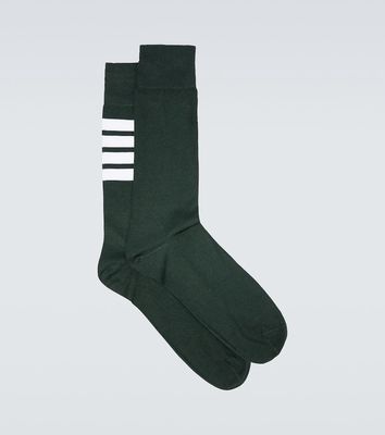 Thom Browne 4-Bar cotton-blend socks