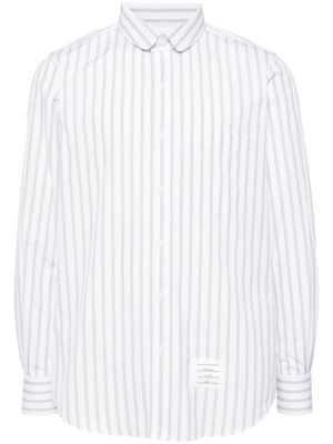 Thom Browne 4-Bar cotton cropped trousers - White