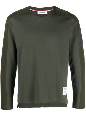 Thom Browne 4-Bar cotton T-shirt - Green