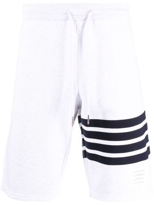 Thom Browne 4-Bar cotton track shorts - White