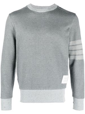 Thom Browne 4-Bar crew-neck sweatshirt - Grey