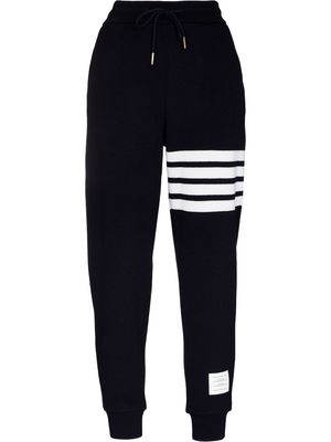 Thom Browne 4-Bar drawstring track pants - Blue
