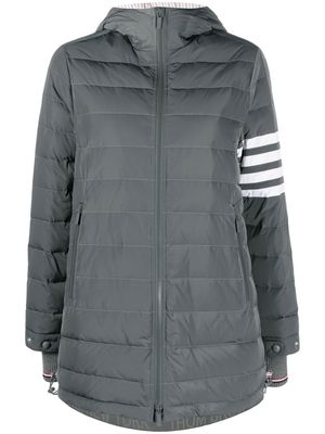 Thom Browne 4-Bar hooded ski jacket - Grey