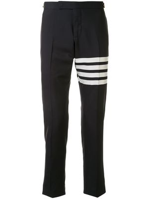 Thom Browne 4-Bar low-rise trousers - 415 Navy