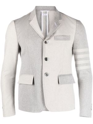 Thom Browne 4-Bar panelled cotton blazer - Grey