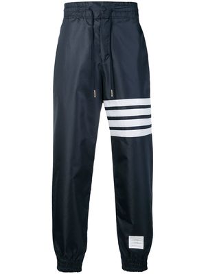Thom Browne 4-Bar Relaxed Fit Track Pants - Blue