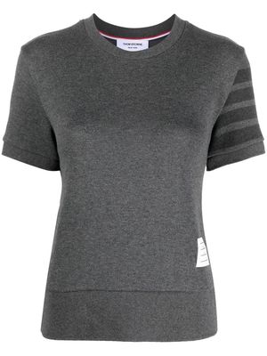 Thom Browne 4-Bar short-sleeve jersey - Grey
