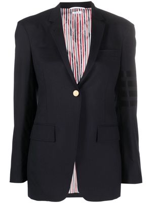 Thom Browne 4-Bar single-breasted wool blazer - Blue