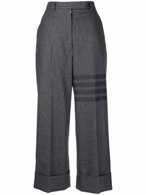 Thom Browne 4-Bar straight-leg trousers - Grey
