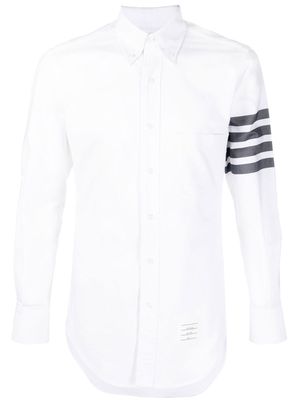 Thom Browne 4 Bar Stripe cotton shirt - White