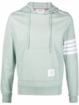 Thom Browne 4-Bar stripe hoodie - Green
