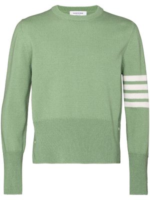 Thom Browne 4-Bar stripe jumper - Green