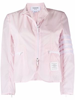 Thom Browne 4-Bar stripe lightweight jacket - Pink