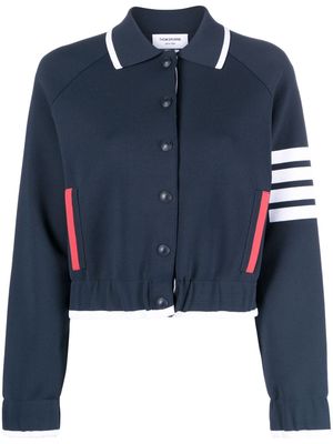 Thom Browne 4-Bar stripe milano-stitch jacket - Blue