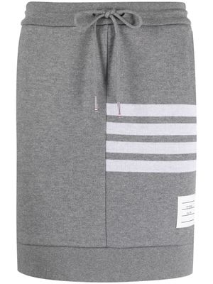 Thom Browne 4-Bar stripe miniskirt - Grey