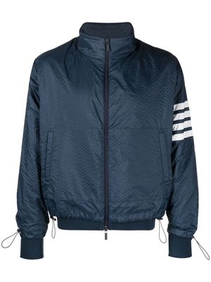 Thom Browne 4-Bar stripe ripstop jacket - Blue