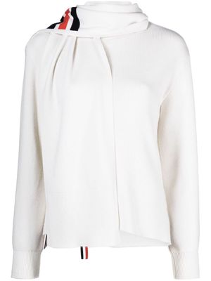 Thom Browne 4-Bar Stripe sweatshirt - White