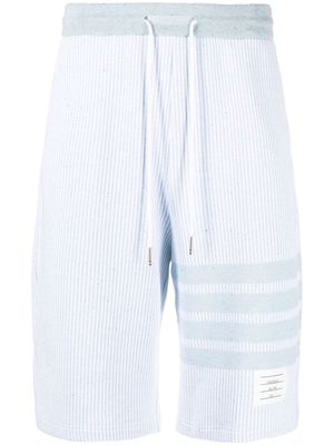 Thom Browne 4-Bar striped shorts - White