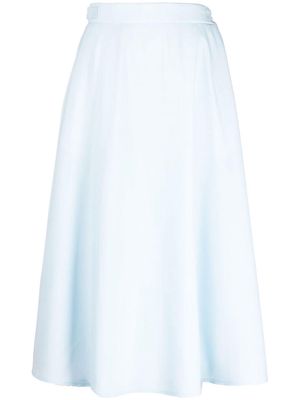 Thom Browne a-line midi skirt - Blue