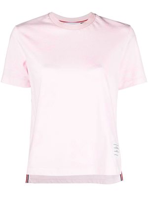 Thom Browne anchor-print T-shirt - Pink