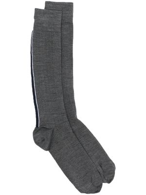 Thom Browne bow detail socks mid-calf socks - Grey