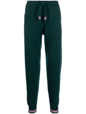 Thom Browne cashmere knitted track pants - Green