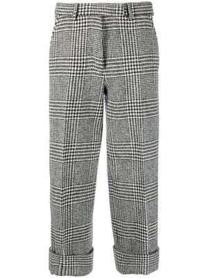 Thom Browne checked tailored trousers - Black