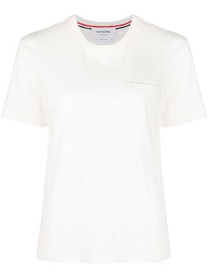 Thom Browne chest patch-pocket T-shirt - White